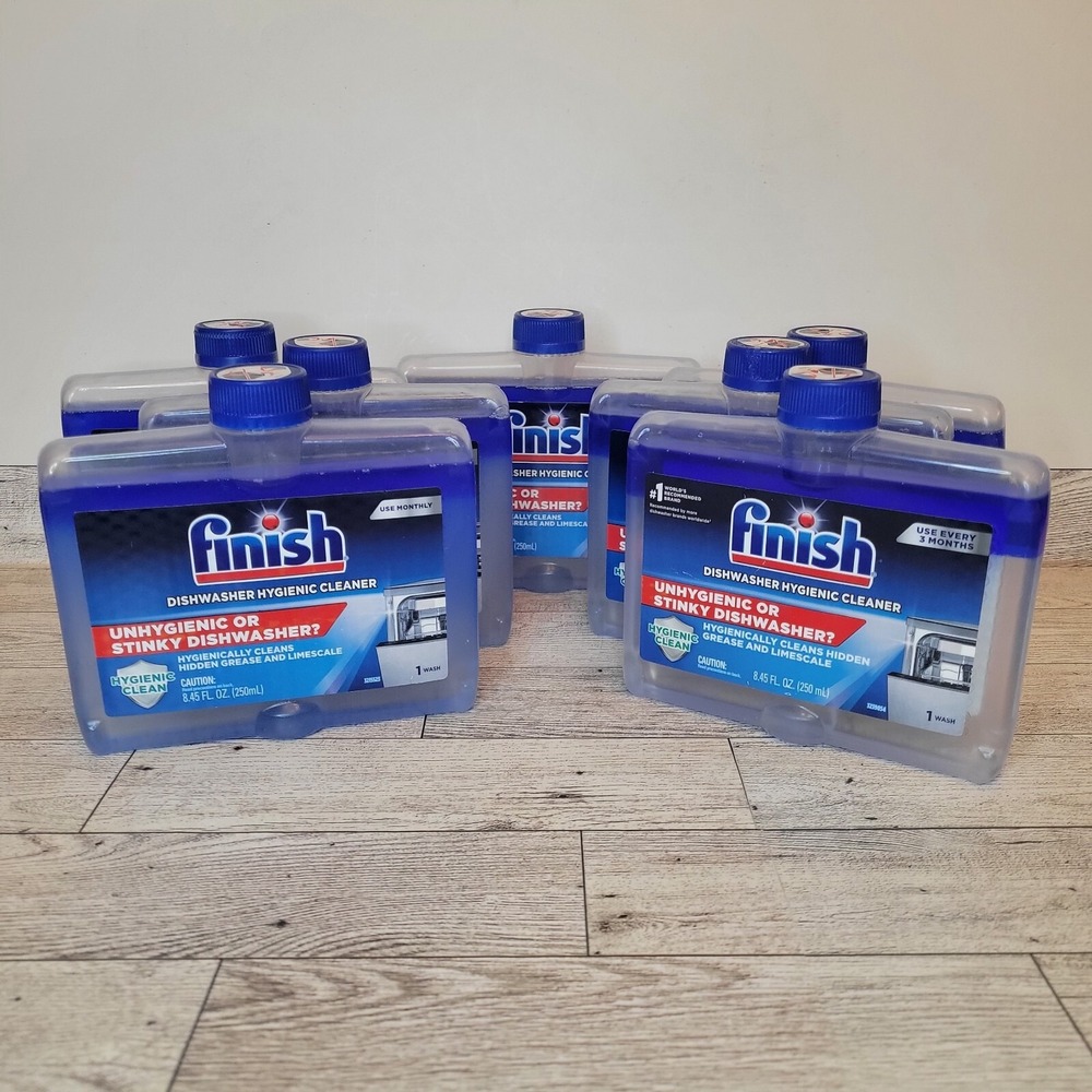 7packFinish Dual Action Dishwasher Cleaner Fight Grease & Limescale Fresh 8.45oz